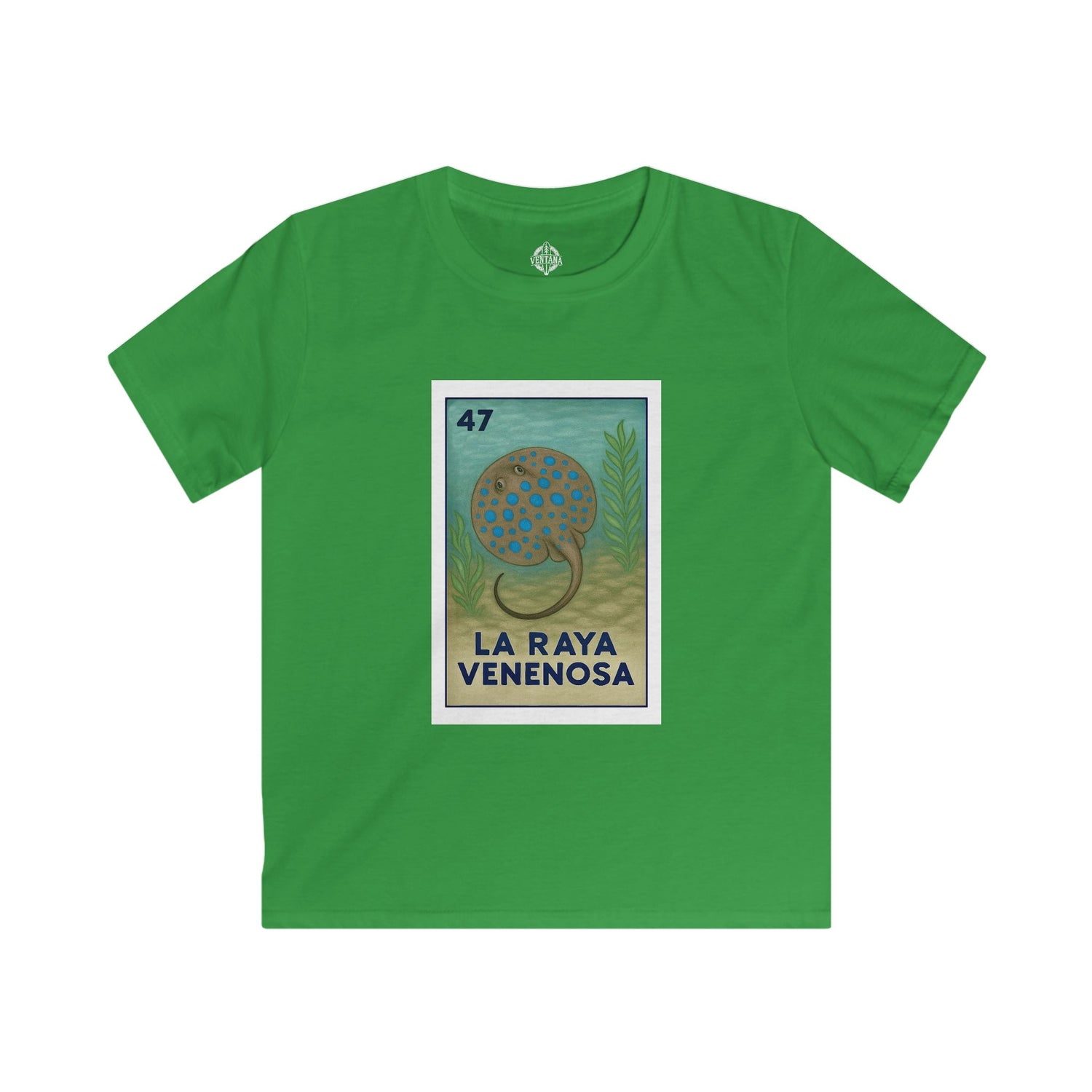 Stingray Lotería kids soft style t-shirt image 8