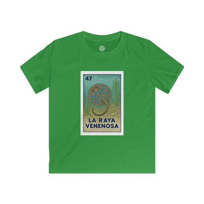 Stingray Lotería kids soft style t-shirt image 8