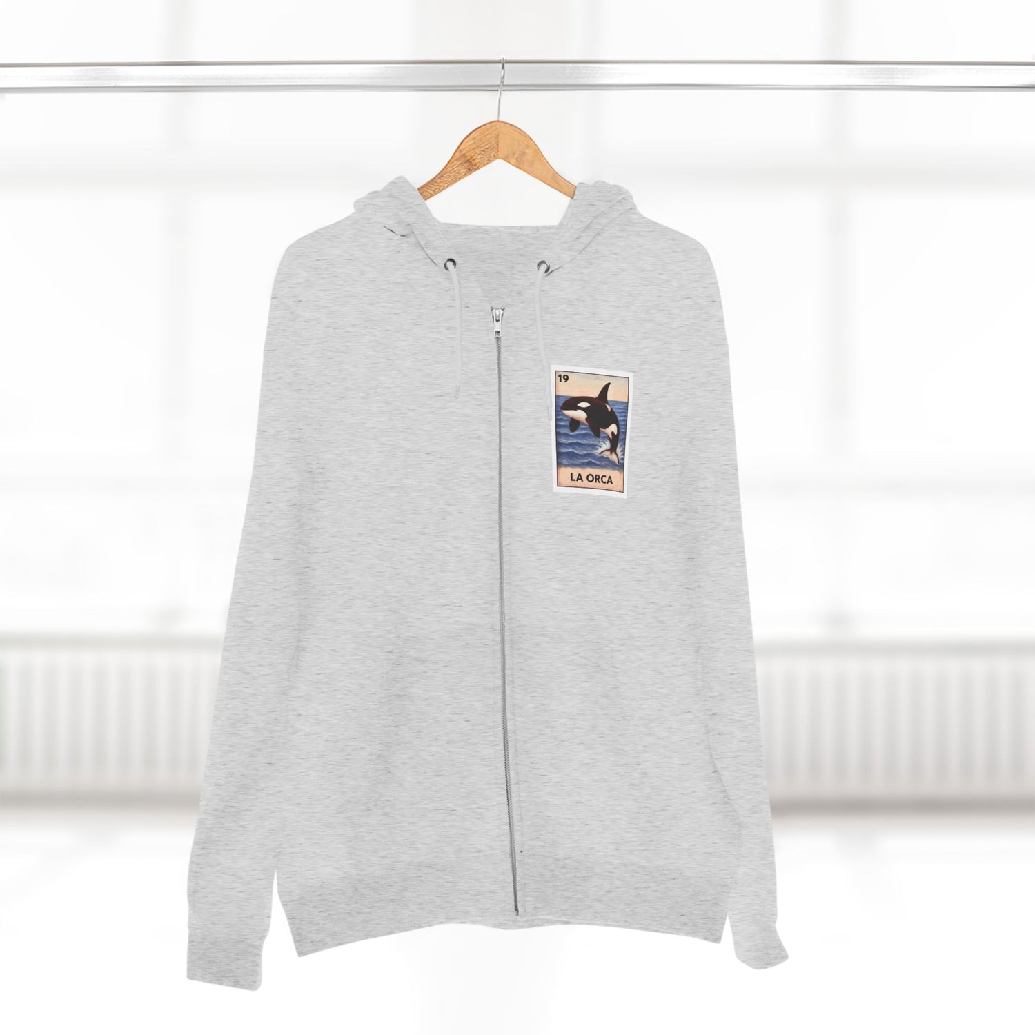 Orca Lotería zip fleece hoodie image 9
