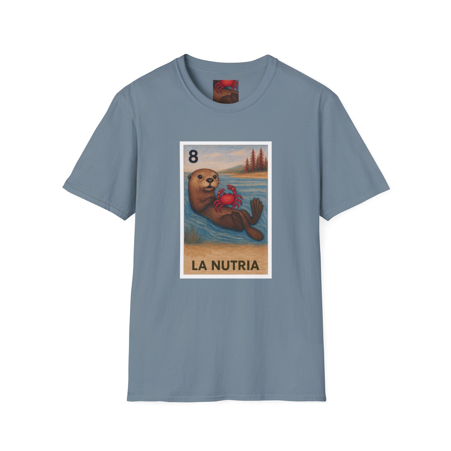 Sea Otter Lotería cotton t-shirt image 10