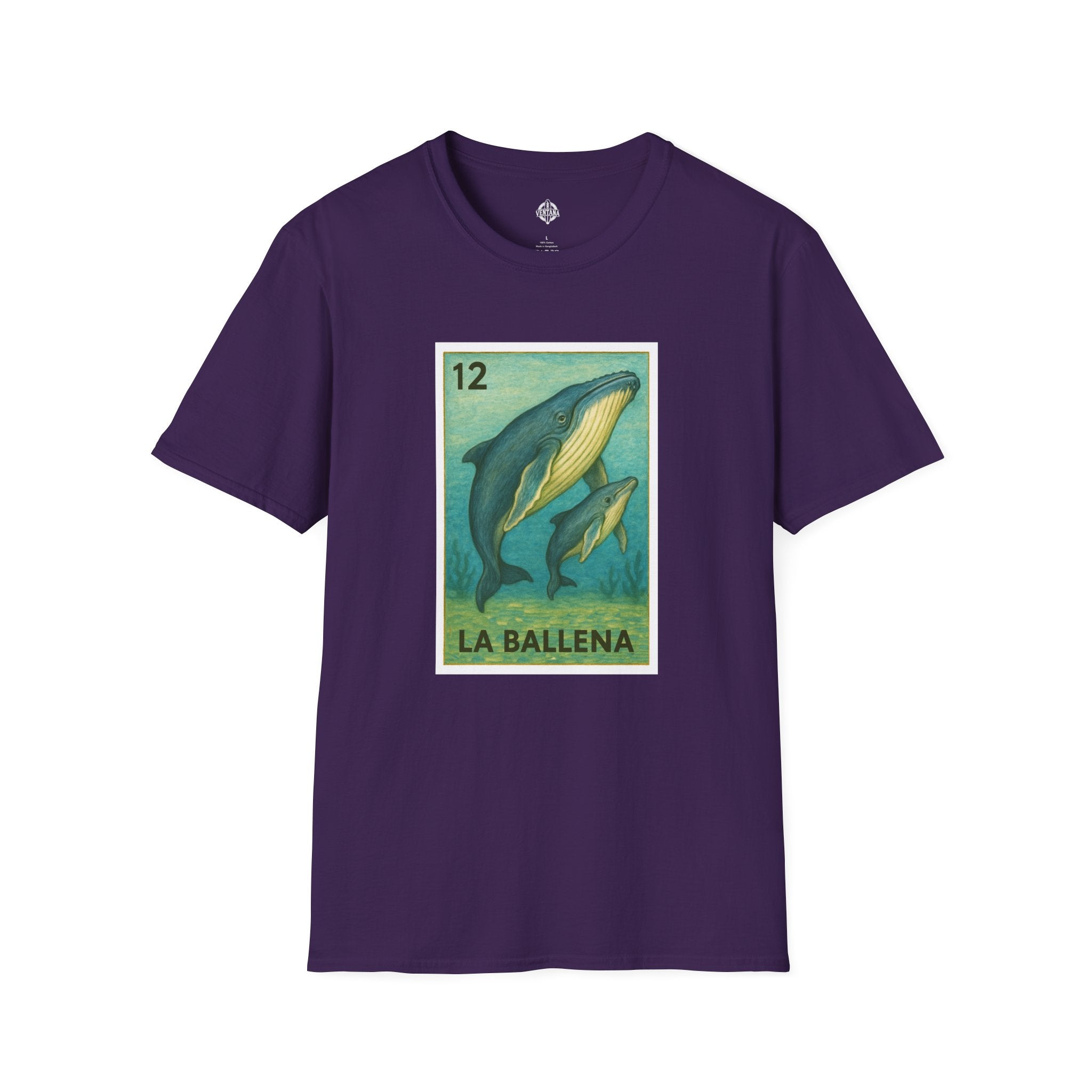 Whale Lotería cotton t-shirt image 14