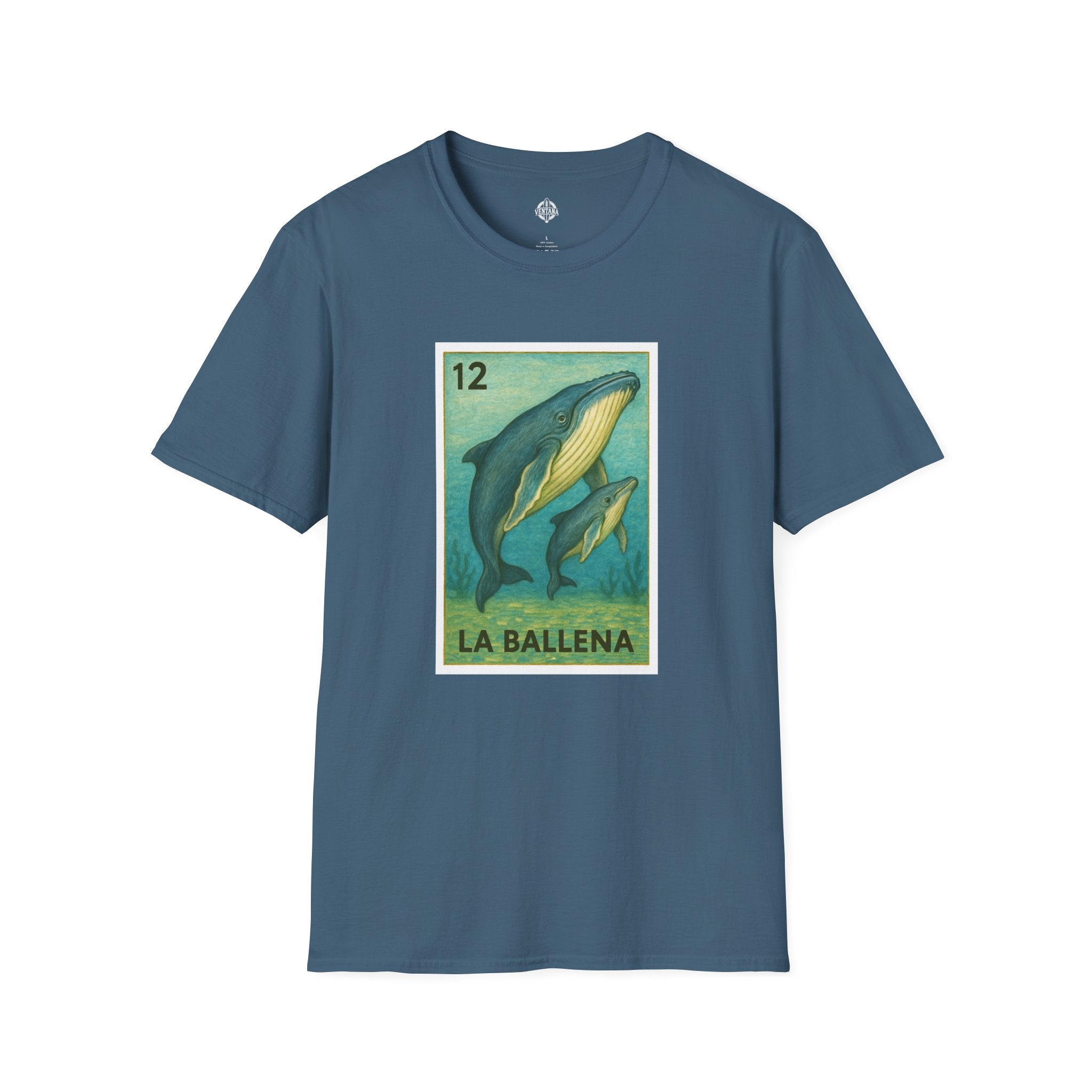 Whale Lotería cotton t-shirt image 3
