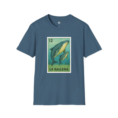 Whale Lotería cotton t-shirt image 3