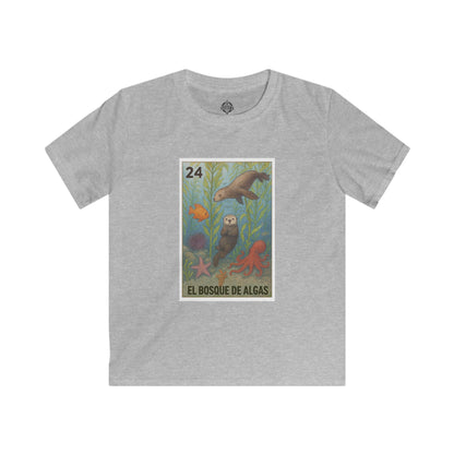 Kelp Forest Lotería kids soft style t-shirt image 6