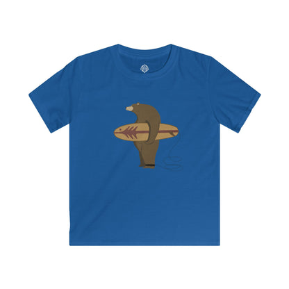 Surfing Grizzly Bear by Fabian Lavater cotton t-shirt image 9