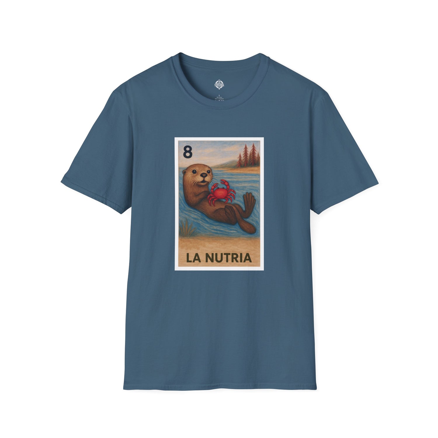 Sea Otter Lotería cotton t-shirt image 3