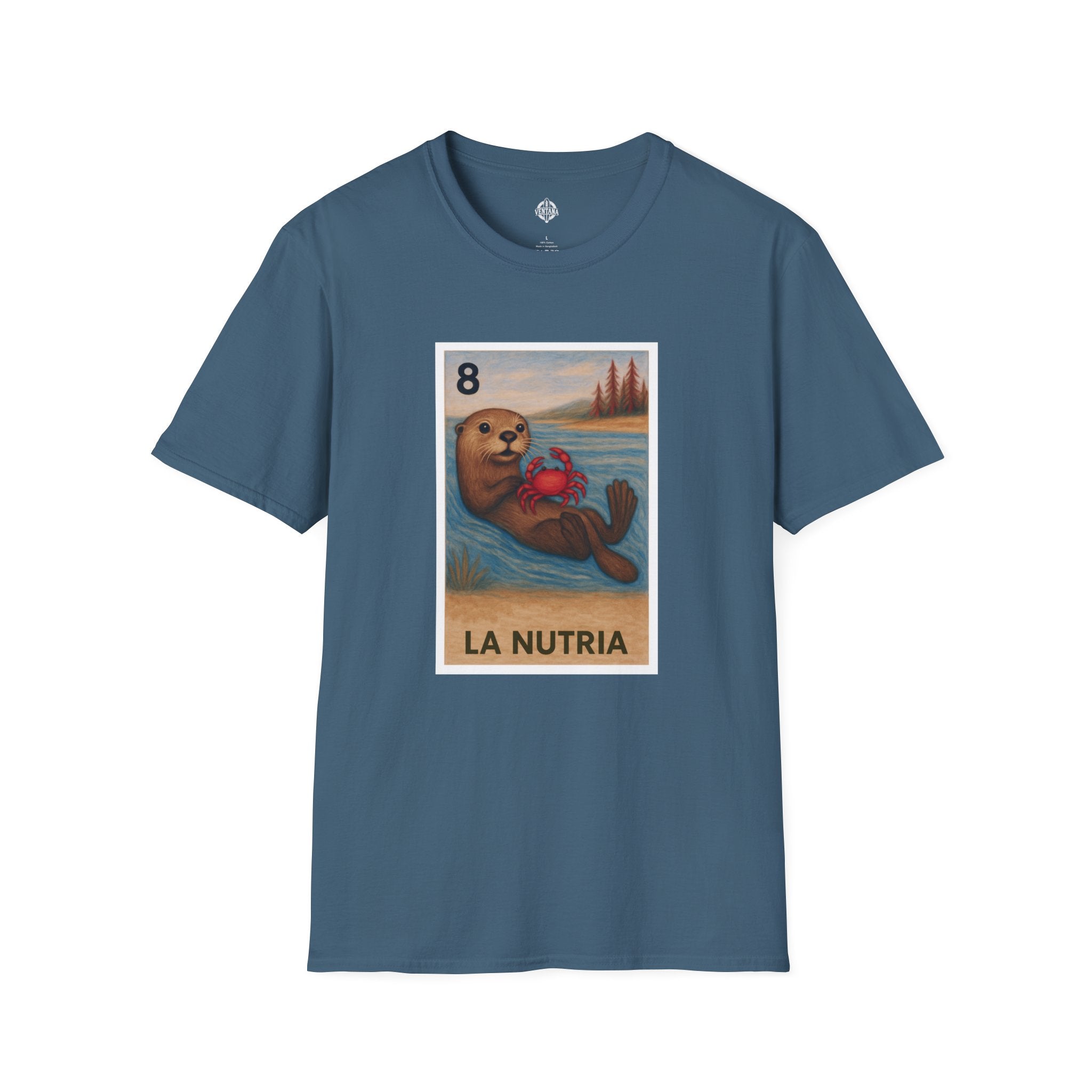 Sea Otter Lotería cotton t-shirt image 3