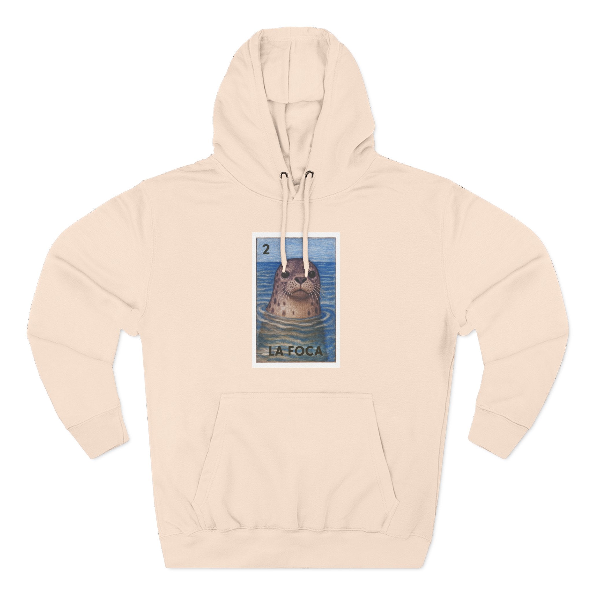Seal Lotería fleece hoodie image 8