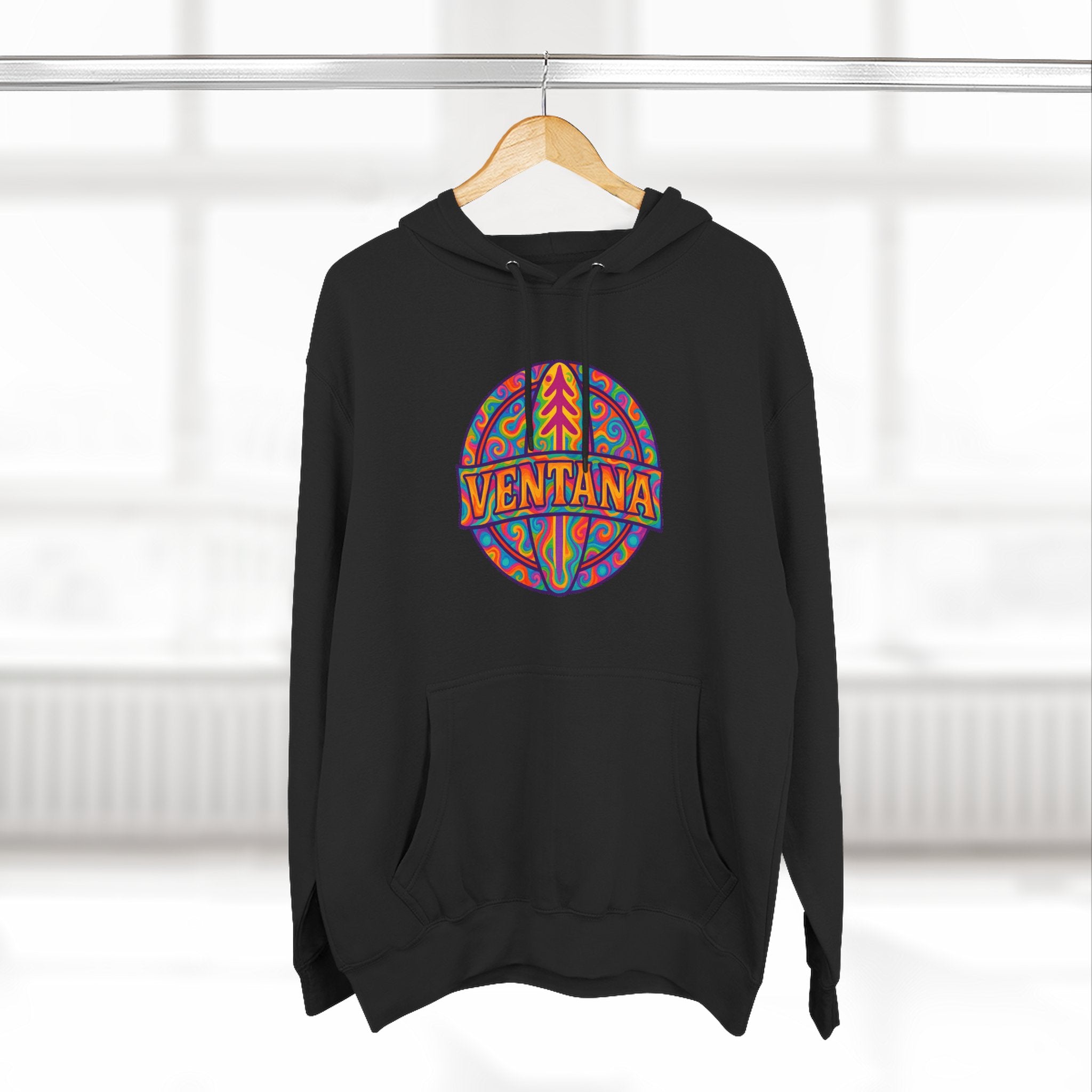 Ventana Psychedelic Treefish Logo Fleece Hoodie