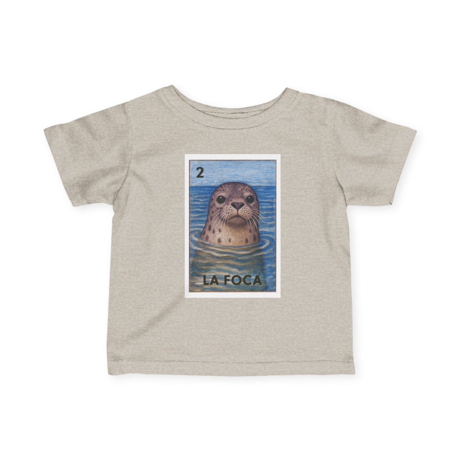 Seal Lotería infant cotton t-shirt image 4