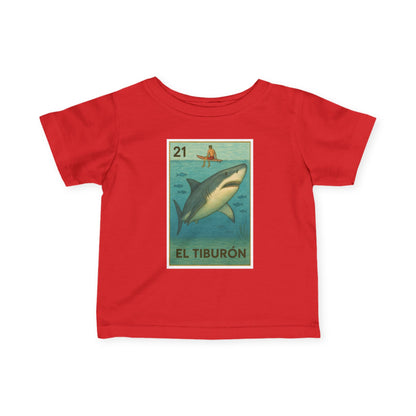 Shark Lotería infant cotton t-shirt image 16