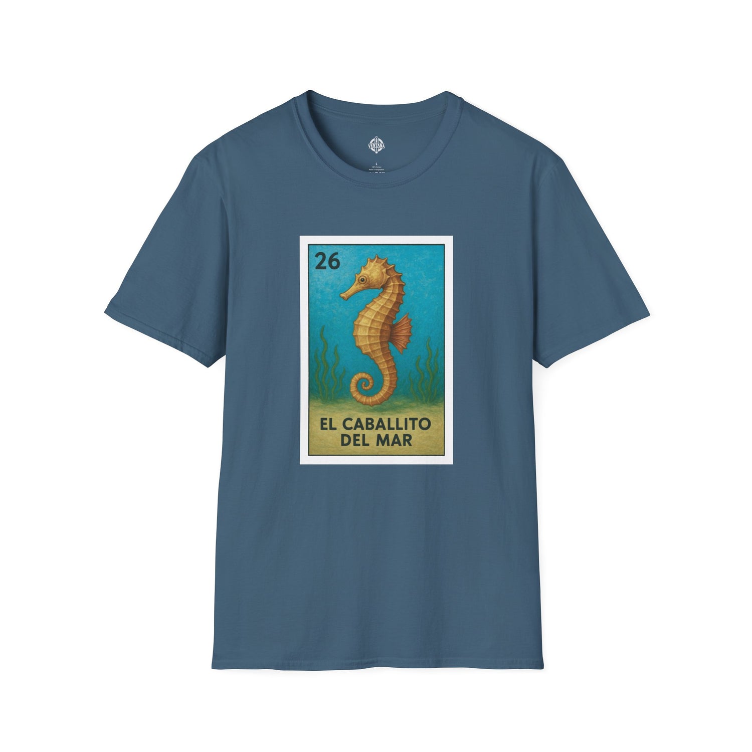 Seahorse Lotería cotton t-shirt image 3