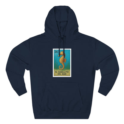 Seahorse Lotería fleece hoodie image 1