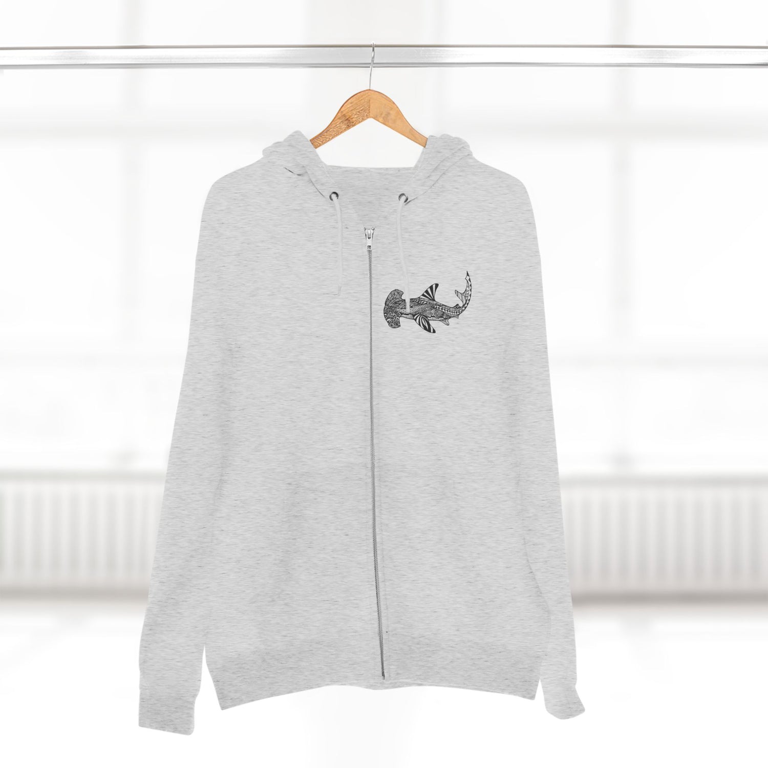 Ventangle Hammerhead zip fleece hoodie image 10