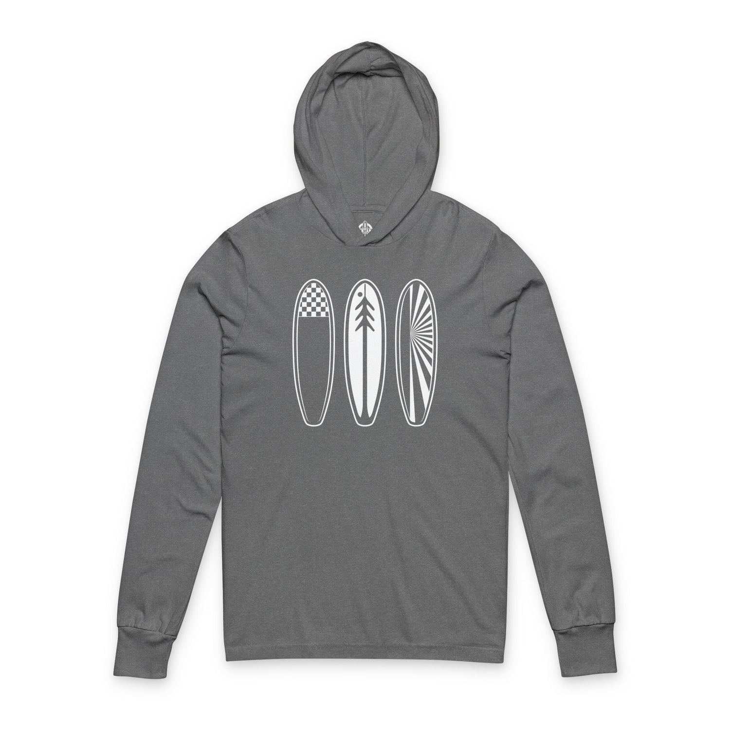 Ventana Three Board cotton hooded long sleeve t-shirt image 2