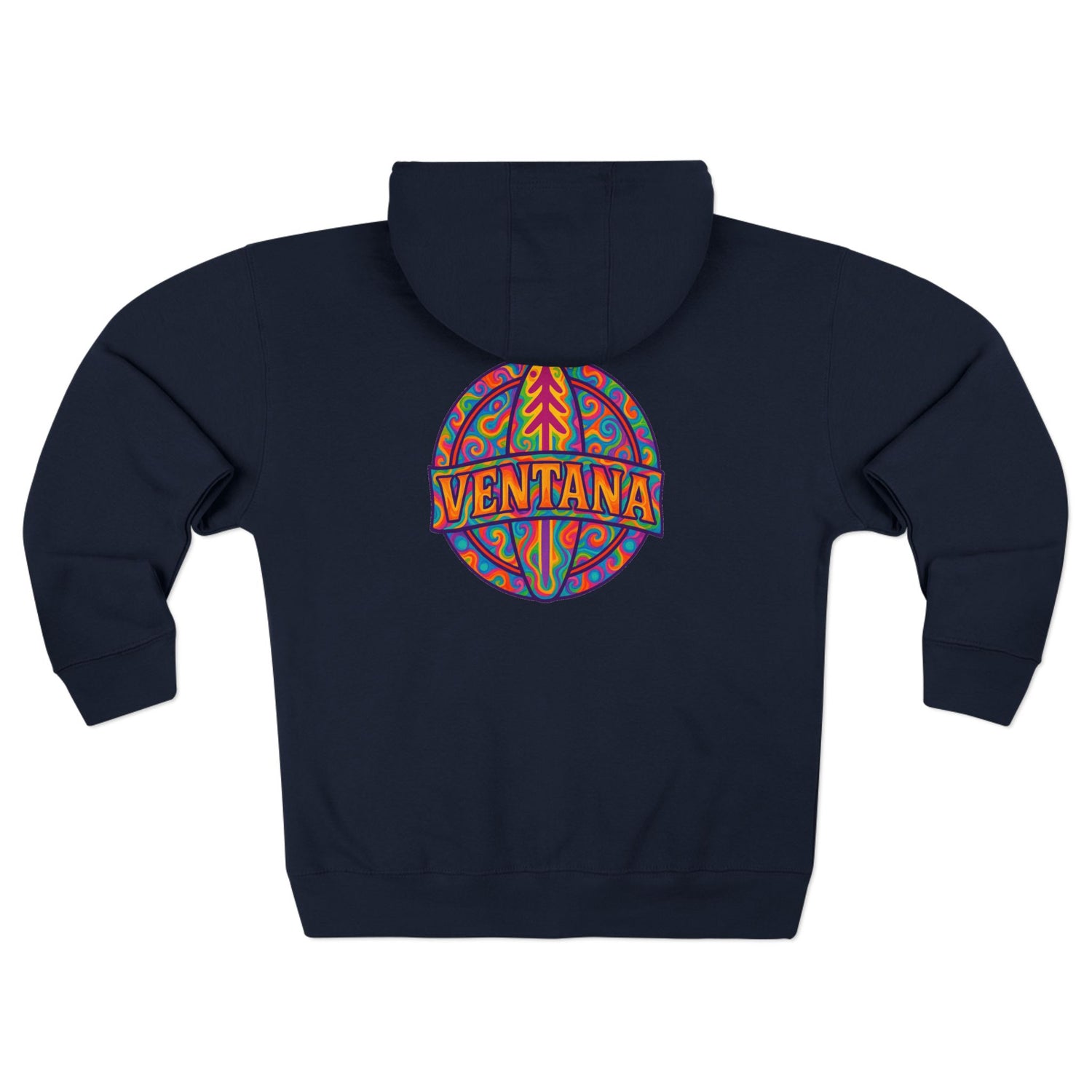 Ventana Psychedelic Treefish Logo Zip Hoodie