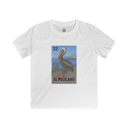Pelican Lotería kids soft style t-shirt image 4