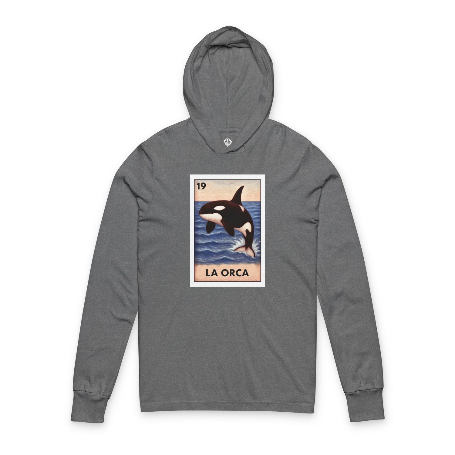 Orca Lotería cotton hooded long sleeve t-shirt image 2