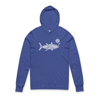 Ventana Wooden Tuna cotton hooded long sleeve t-shirt image 6