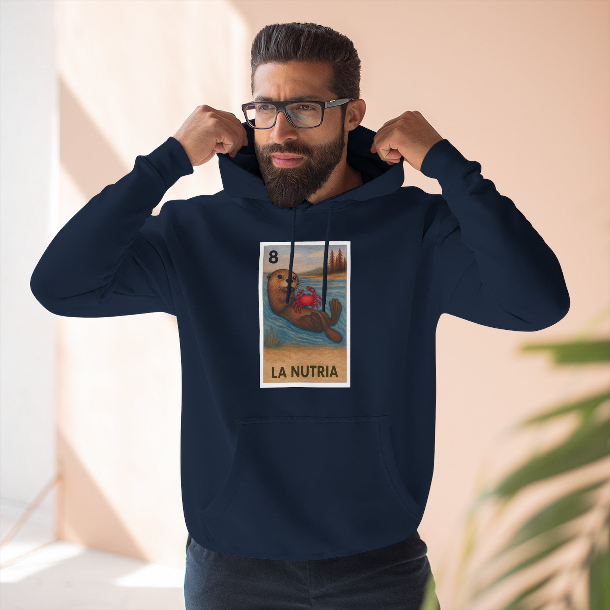 Sea Otter Lotería Fleece Hoodie