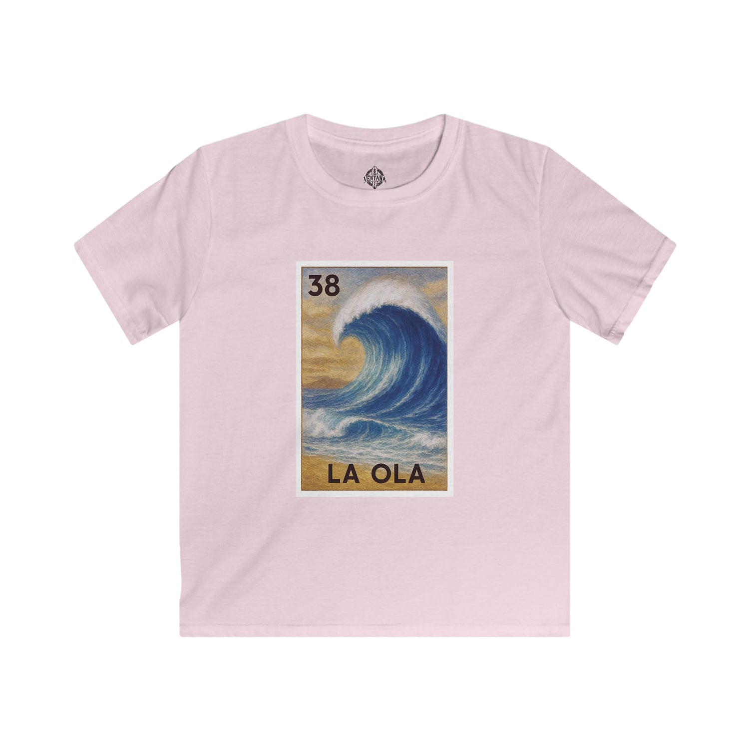 Wave Lotería kids soft style t-shirt image 3