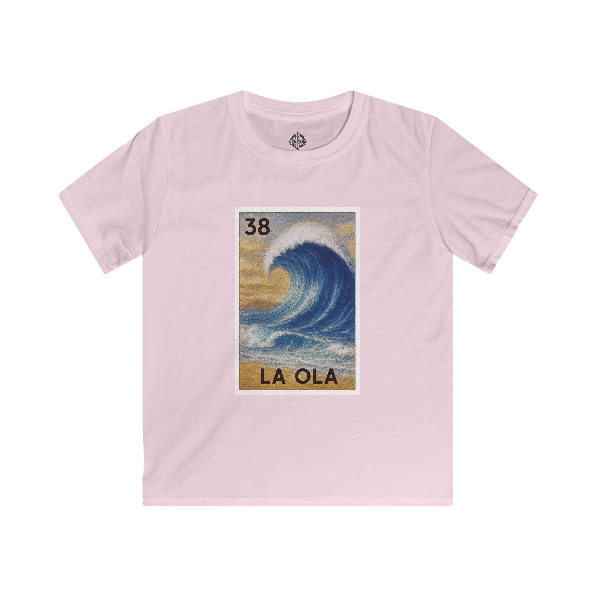Wave Lotería kids soft style t-shirt image 3