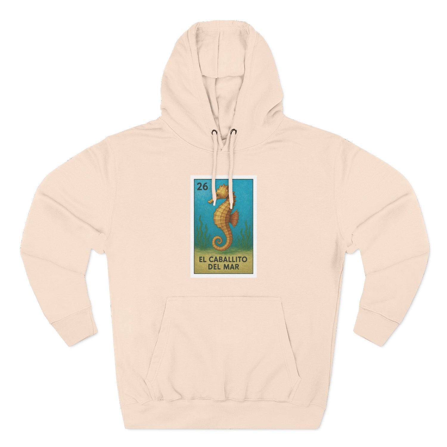 Seahorse Lotería fleece hoodie image 7