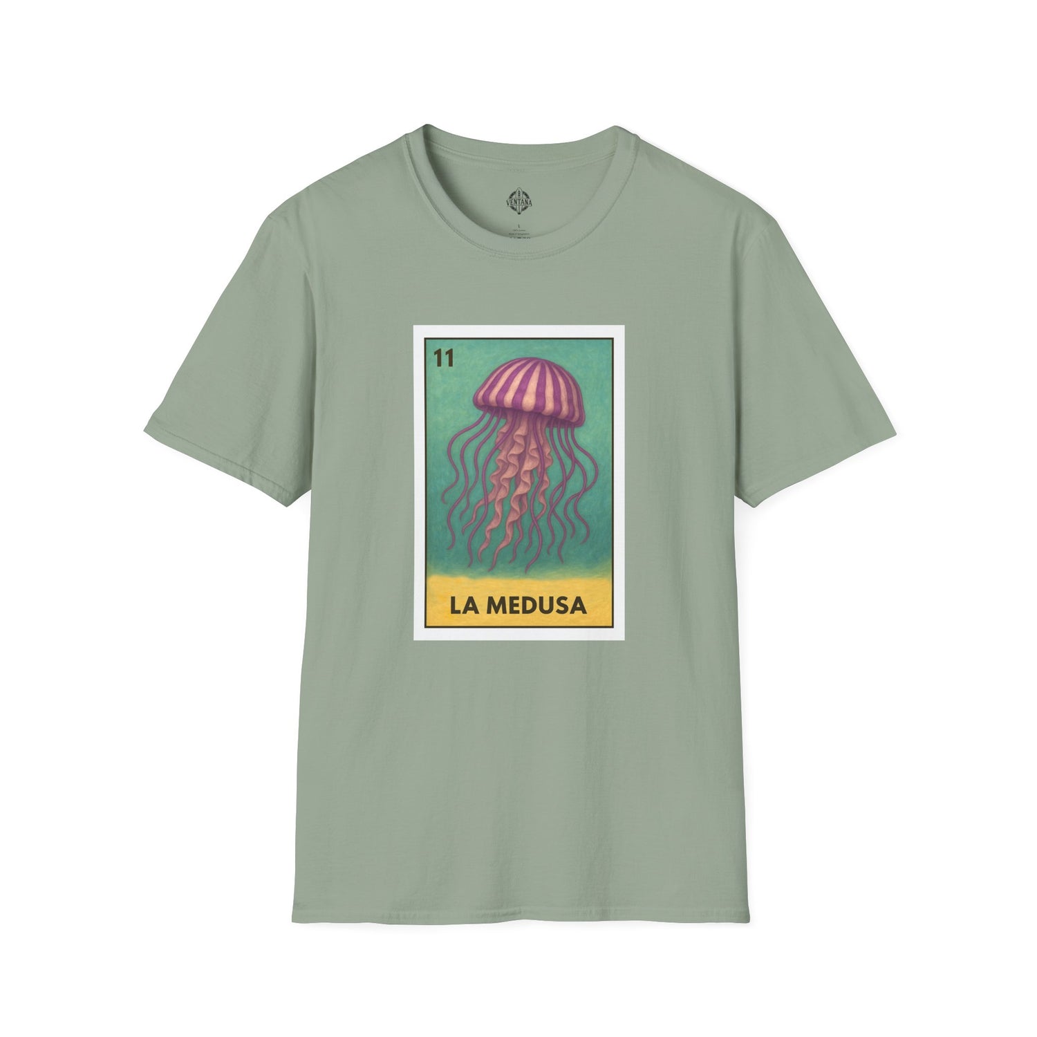 Sea Jelly Lotería cotton t-shirt image 9