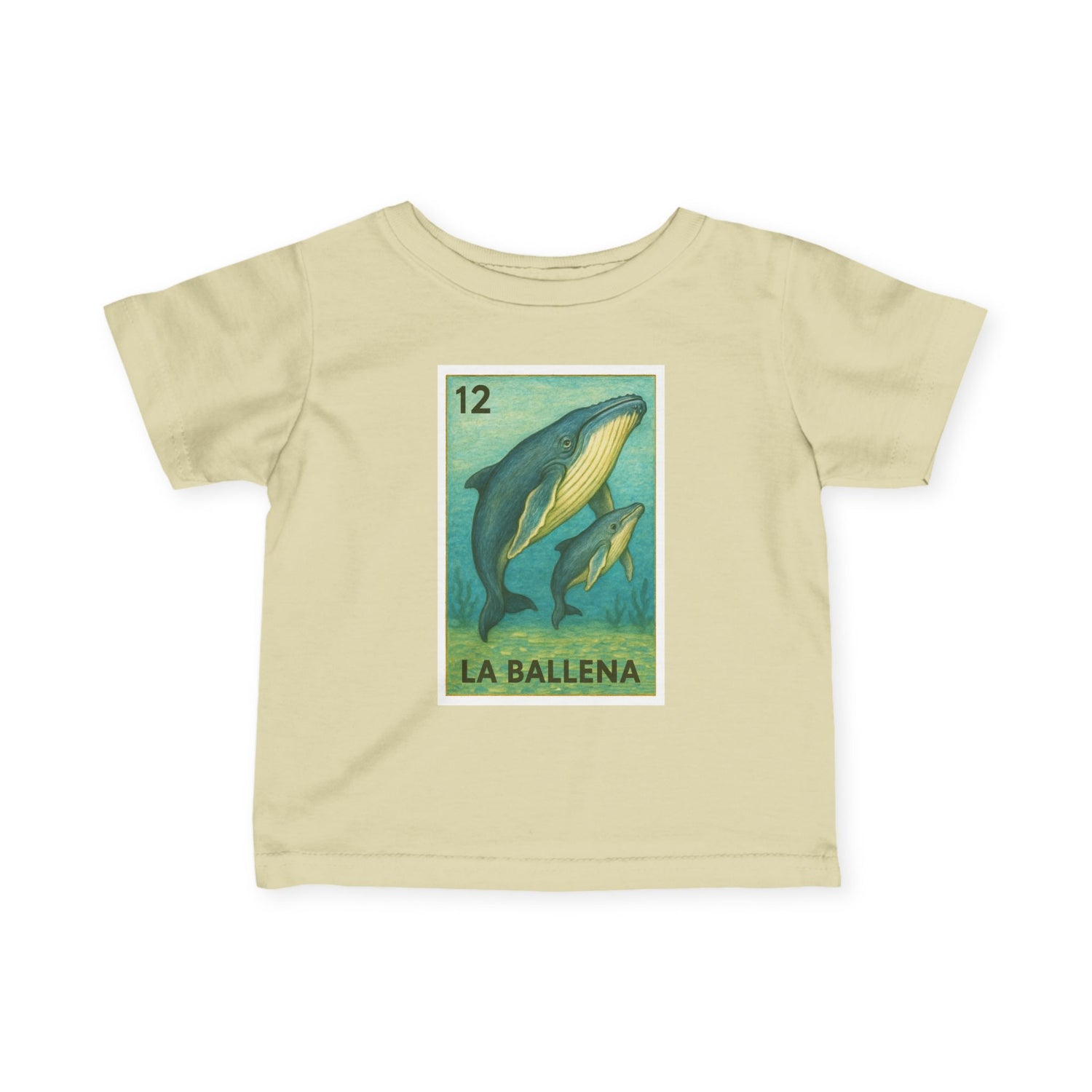 Whale Lotería infant cotton t-shirt image 6