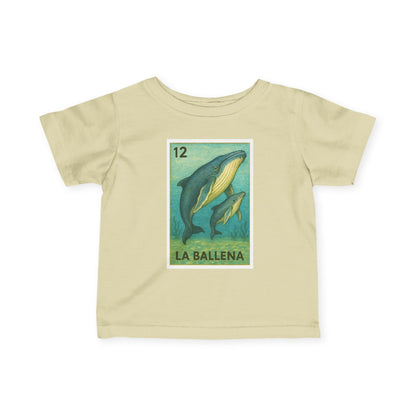 Whale Lotería infant cotton t-shirt image 6