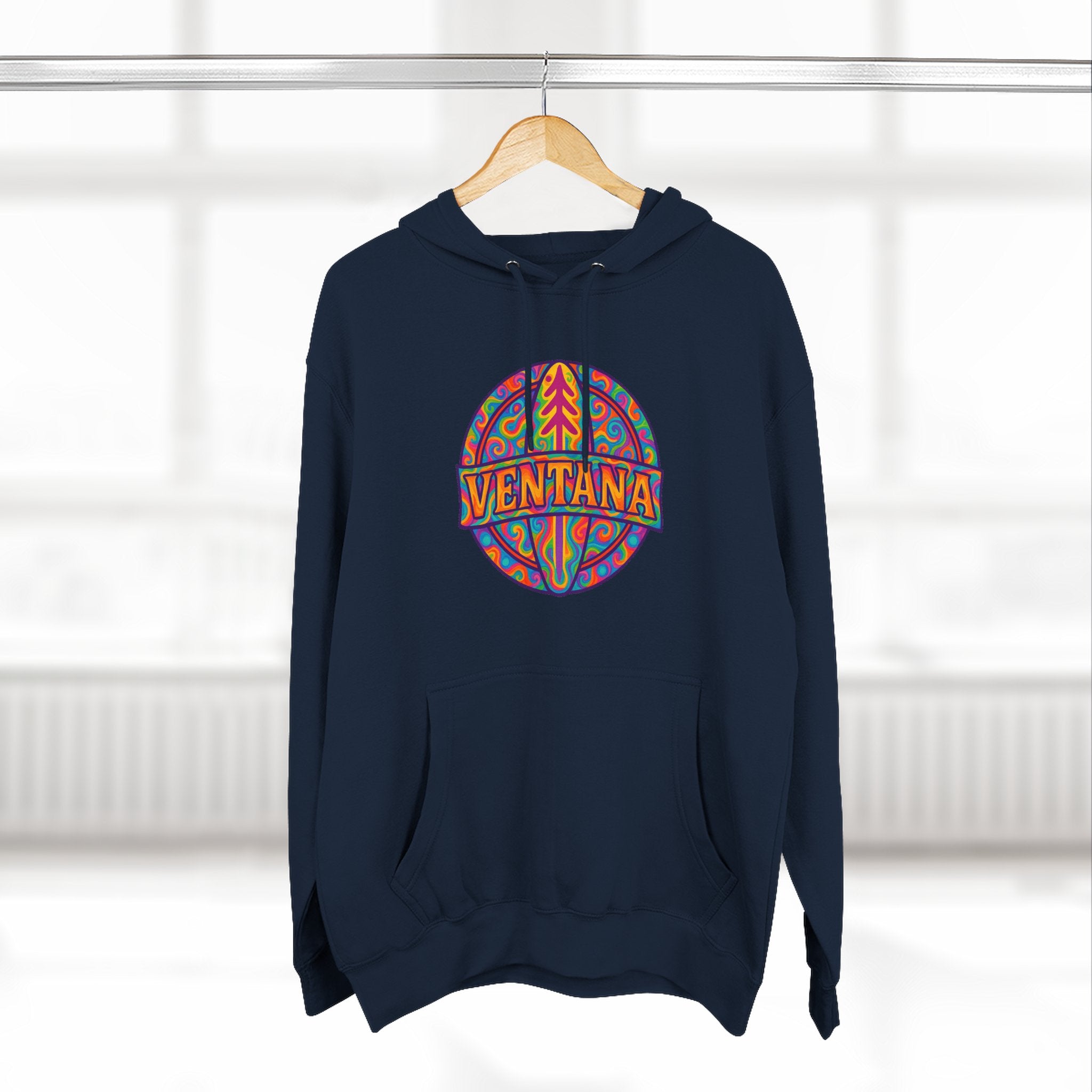 Ventana Psychedelic Treefish Logo Fleece Hoodie