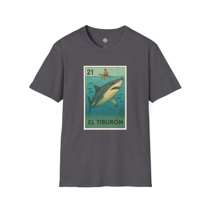 Shark Lotería cotton t-shirt image 13