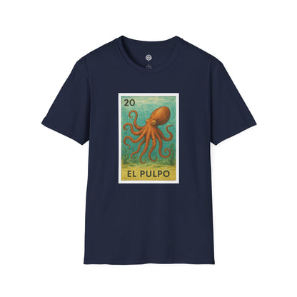 Octopus Lotería cotton t-shirt image 1