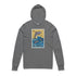 Dolphin Lotería cotton hooded long sleeve t-shirt image 2