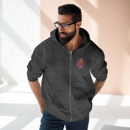 Ventana Psychedelic Treefish Logo zip fleece hoodie image 16