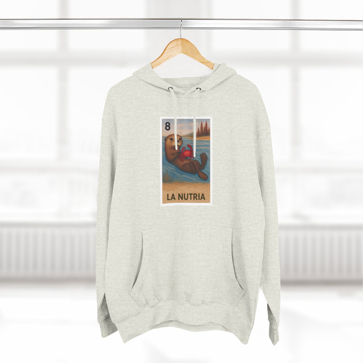 Sea Otter Lotería Fleece Hoodie