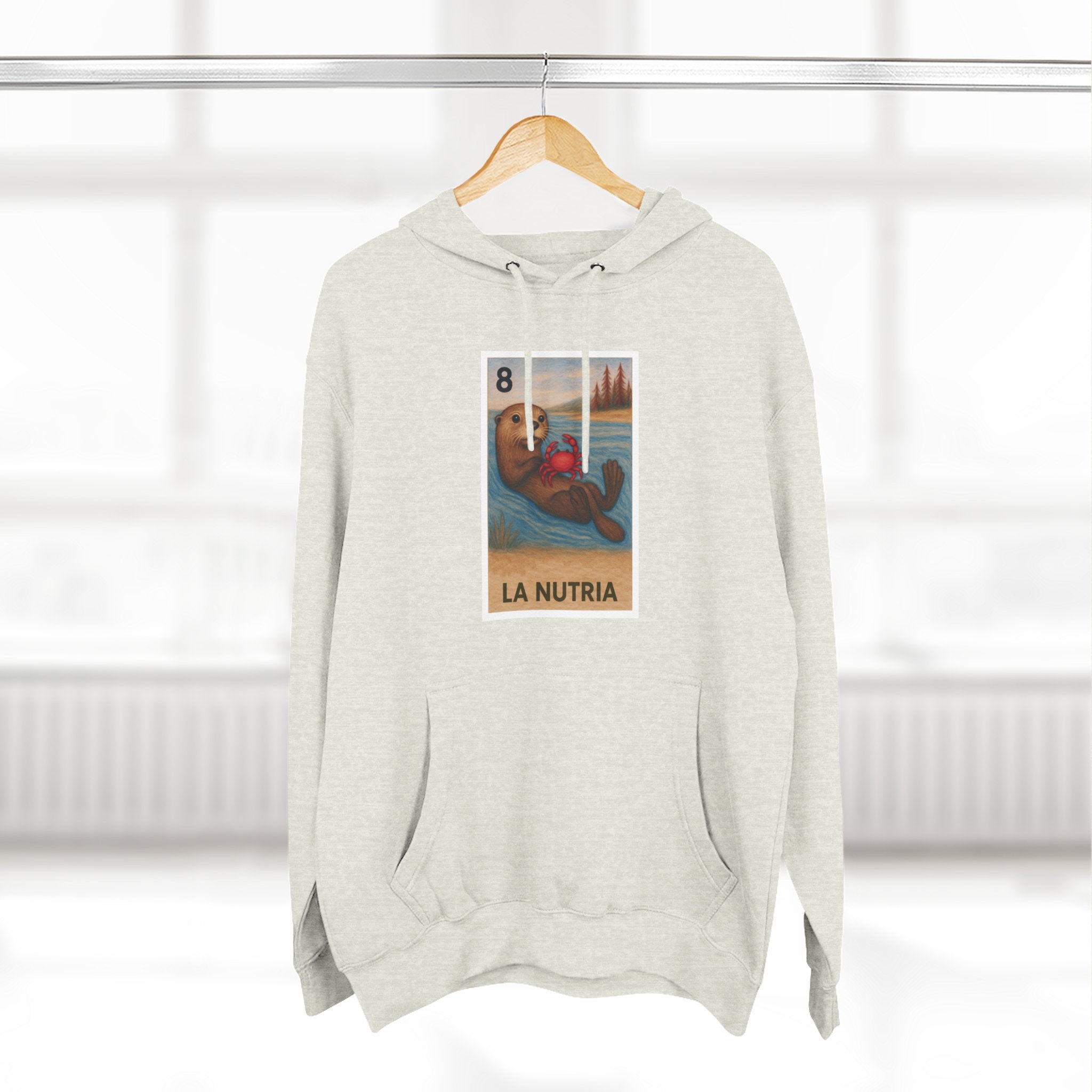 Sea Otter Lotería Fleece Hoodie