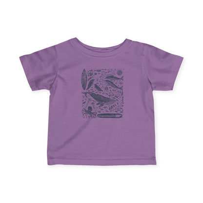 Ventana Marine Life by Lili Arnold infant cotton t-shirt image 15