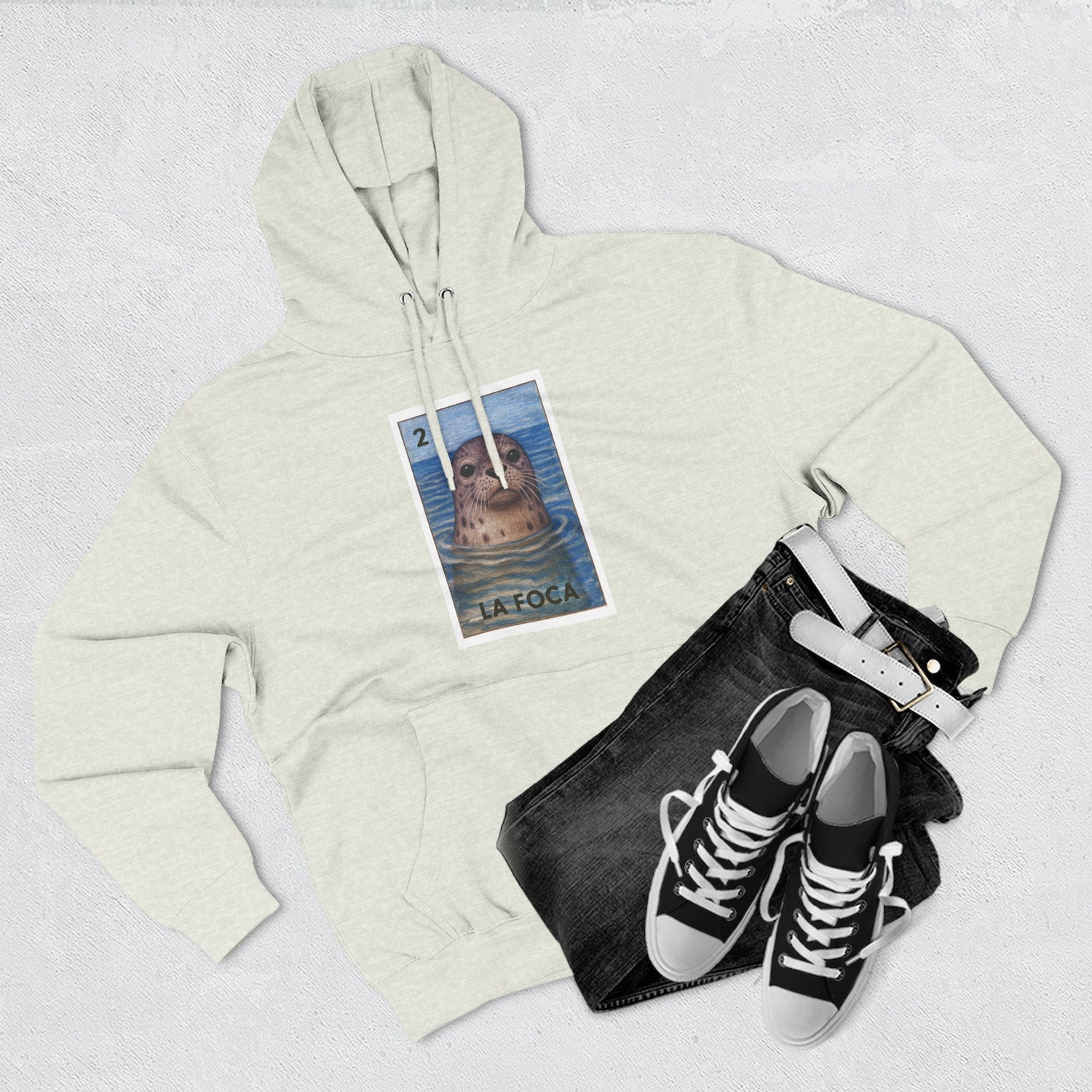 Seal Lotería Fleece Hoodie