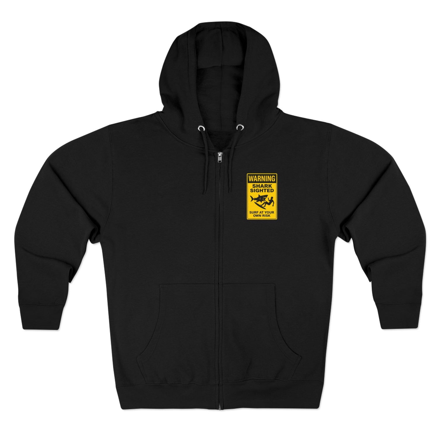 Shark Sighted zip fleece hoodie image 5