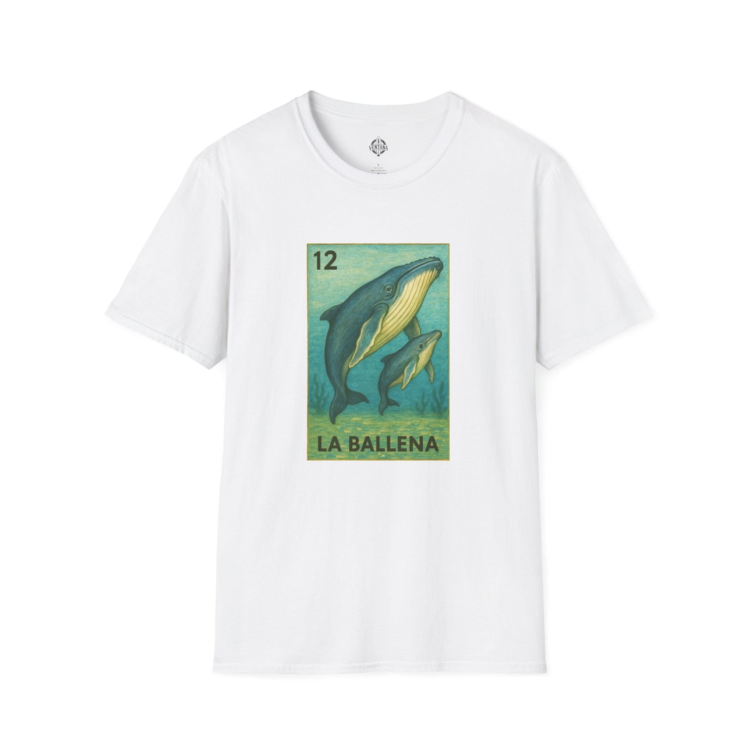 Whale Lotería cotton t-shirt image 13