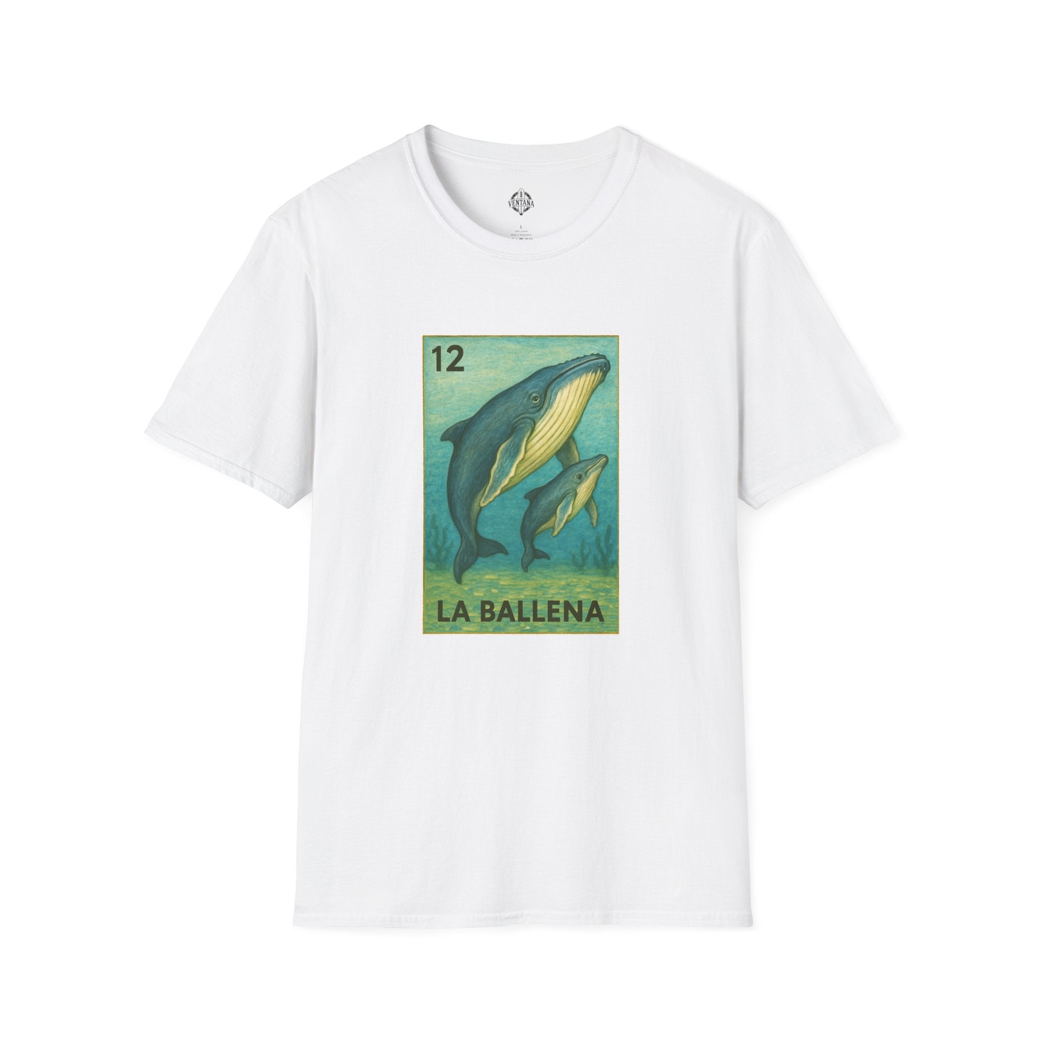 Whale Lotería cotton t-shirt image 13