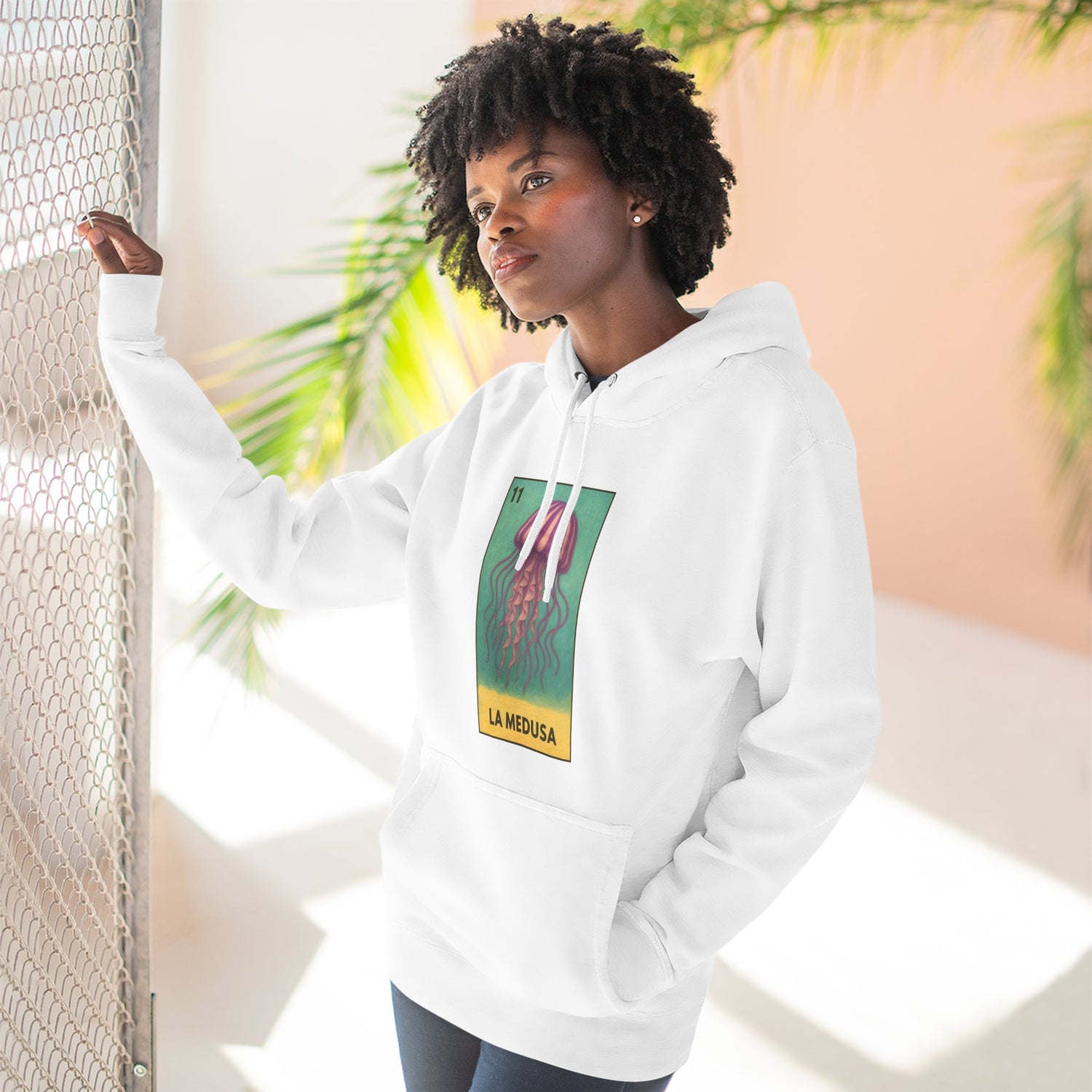 Sea Jelly Lotería fleece hoodie image 15