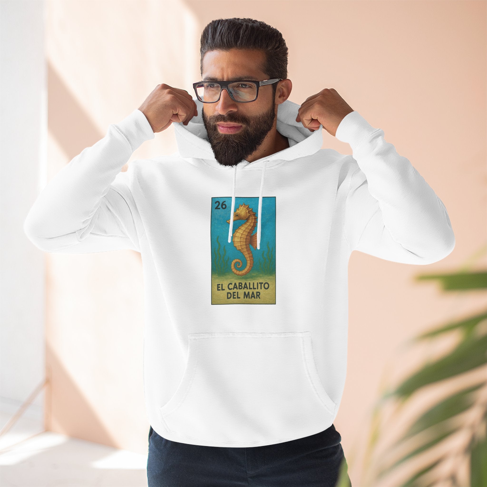 Seahorse Lotería fleece hoodie image 14