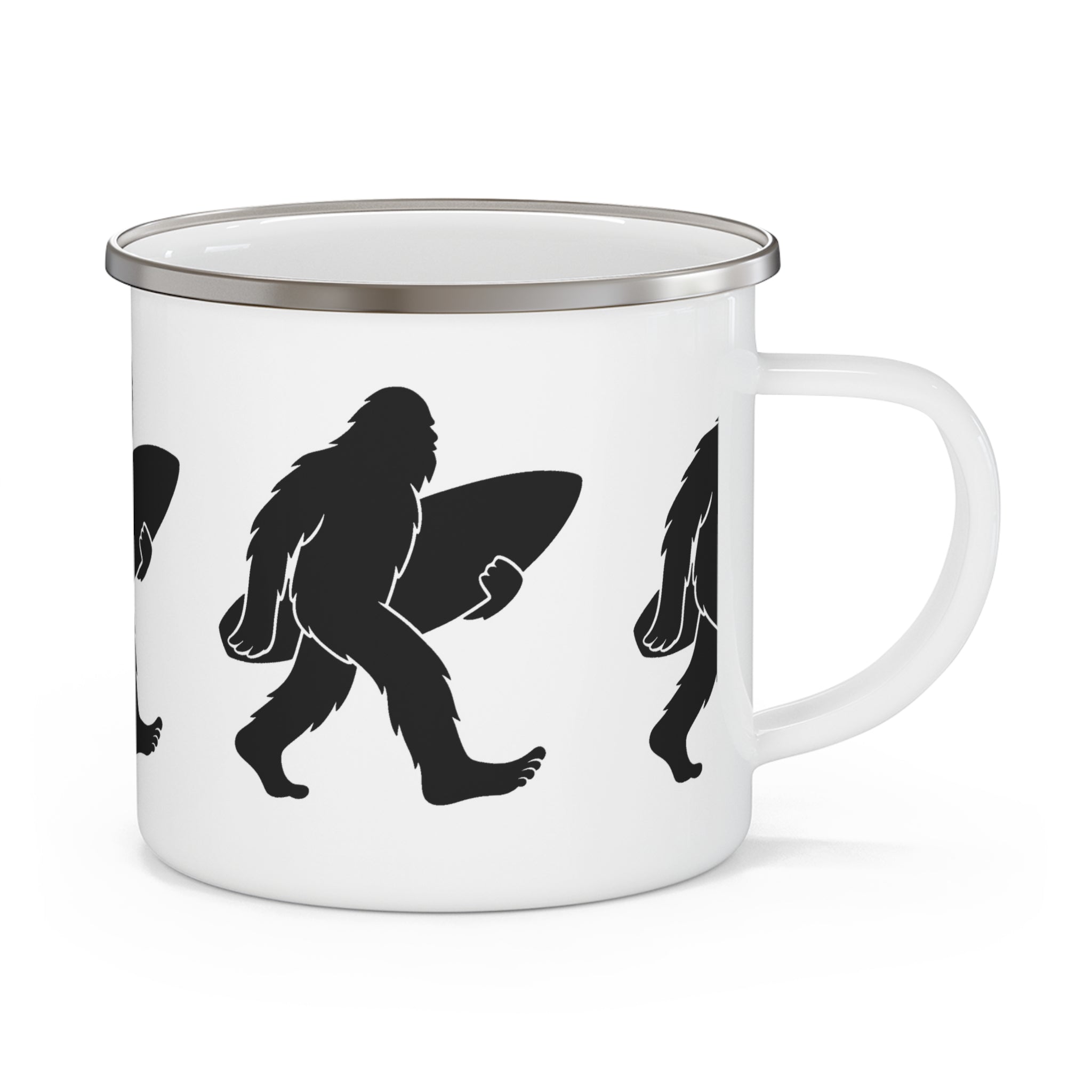 Ventana Surfsquatch Enamel Camping Mug