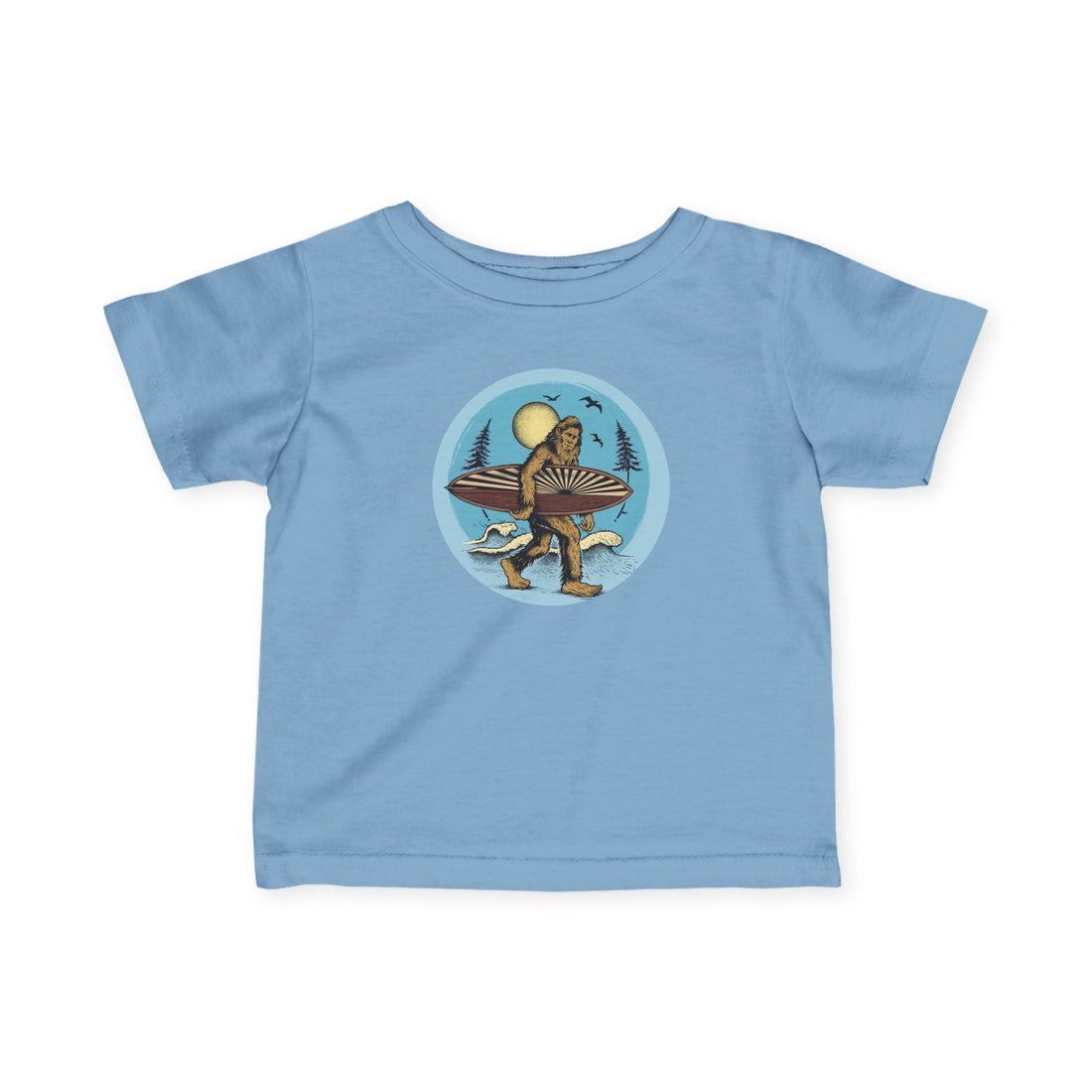 Ventana Surfsquatch by Thiago Bianchini - Infant 100% Cotton T-Shirt