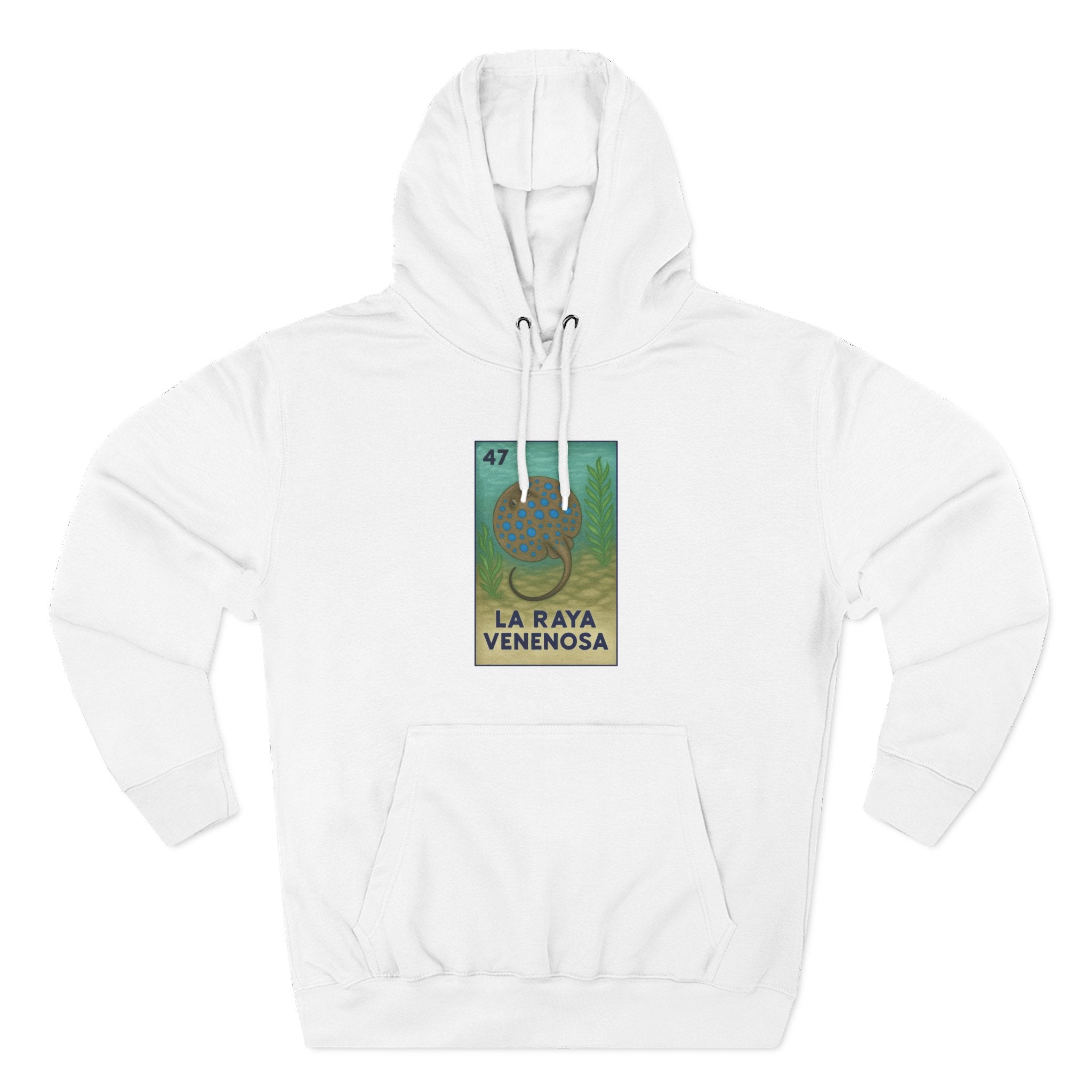 Stingray Lotería fleece hoodie image 4