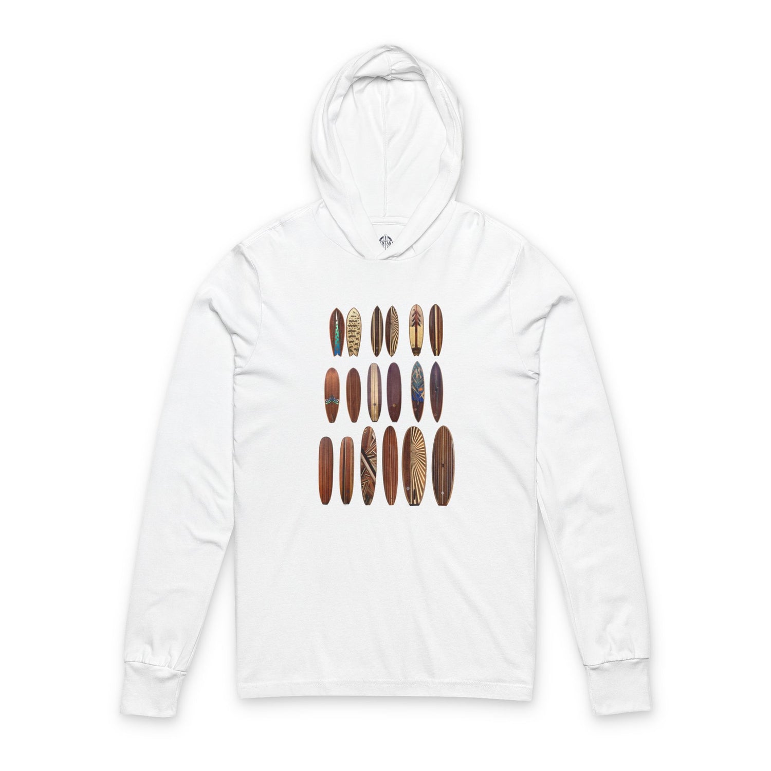 Ventana Wooden Surfboards cotton hooded long sleeve t-shirt image 3