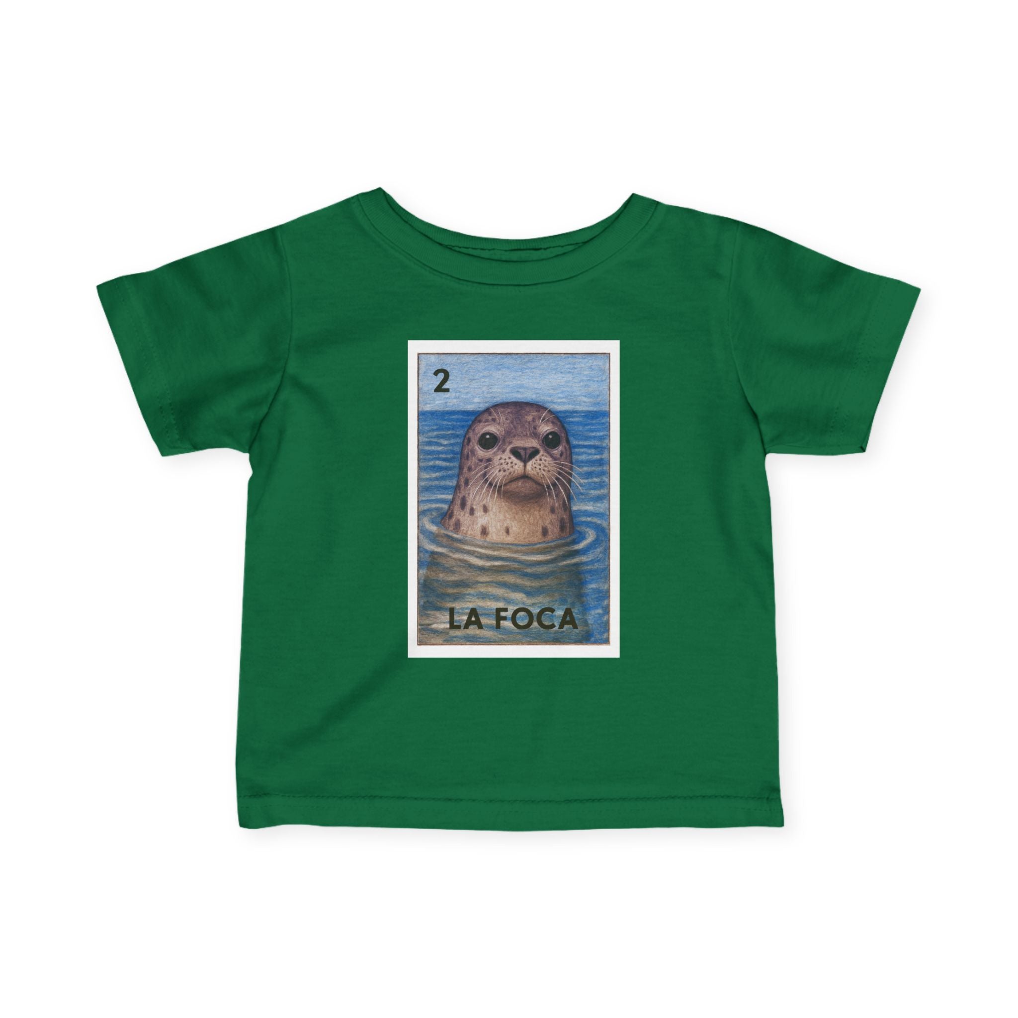 Seal Lotería infant cotton t-shirt image 9