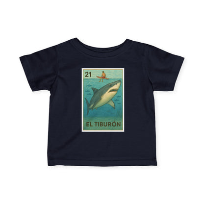 Shark Lotería infant cotton t-shirt image 13